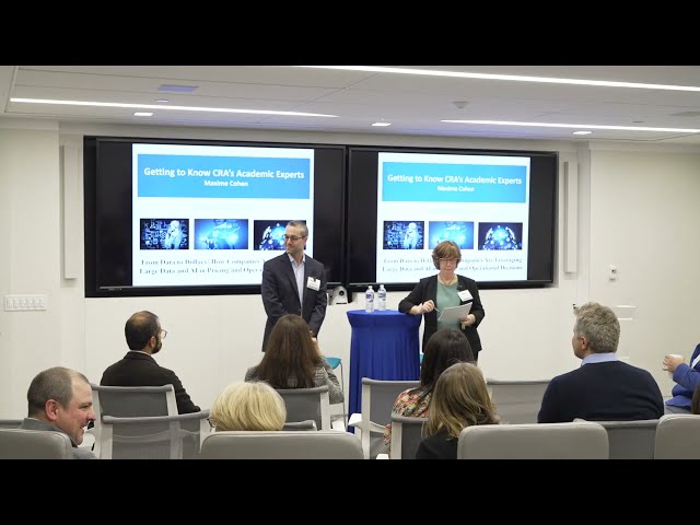 Getting to Know CRA’s Academic Experts: Maxime Cohen