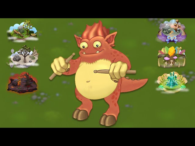 Drumpler - All Monster Sounds & Animations (My Singing Monsters)