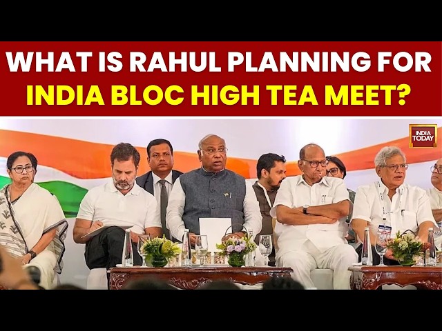 Rahul Gandhi’s High Tea Meet At 4 PM: INDIA Bloc’s Next Move On Vote Chori | India Today