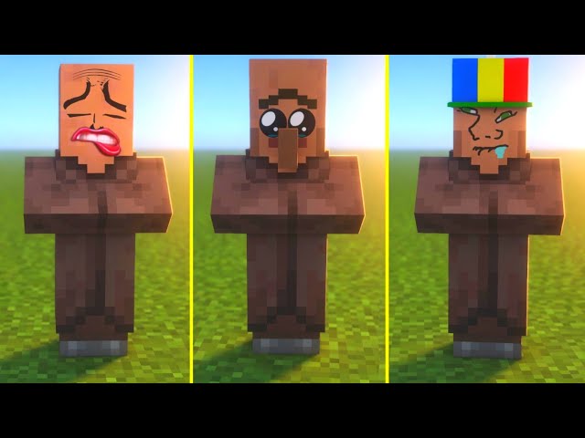 GROX villager Addon Minecraft Bedrock | MCPE 1.26+ Cursed Meme Addon | Minecraft PE Funny Addon