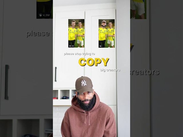 stop copying big creators