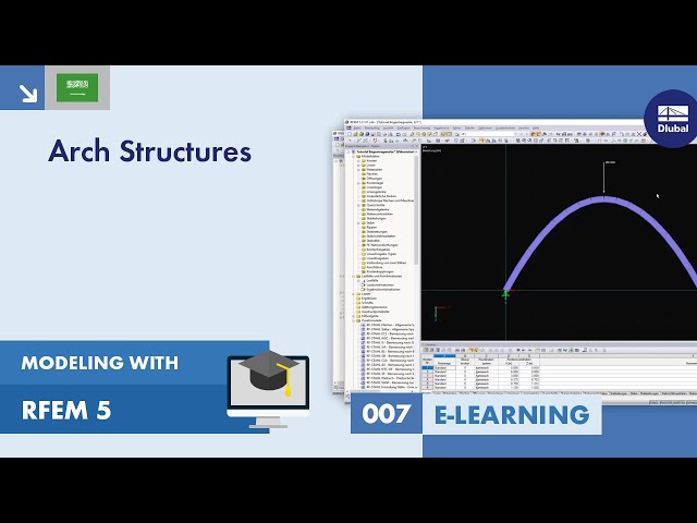 Modeling with RFEM 5 | 007 Arch Structures