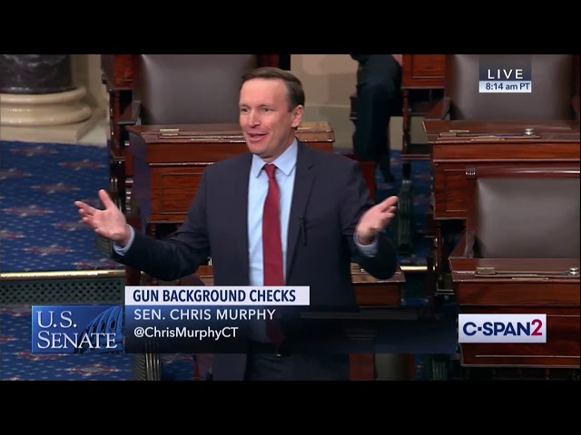 Murphy Calls for Vote on Universal Background Checks Legislation on U.S. Senate Floor