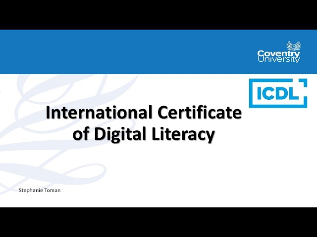 How to Study My ICDL Module