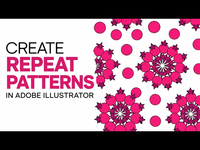 How to Create Repeat Patterns in Adobe Illustrator | Easy Pattern Design Tutorial