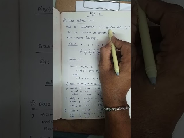 Base conversation Technique in python DAY-8