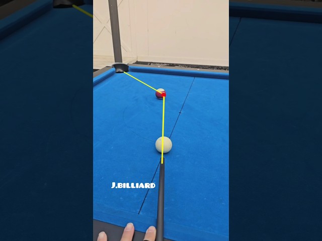 Learn How To Visualise Cut Shot (Ghost ball) #poolshots #8ballpool #9ballpool #billiards #trickshots