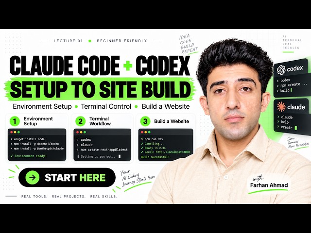 Codex & Claude Code Tutorial for Beginners | Setup