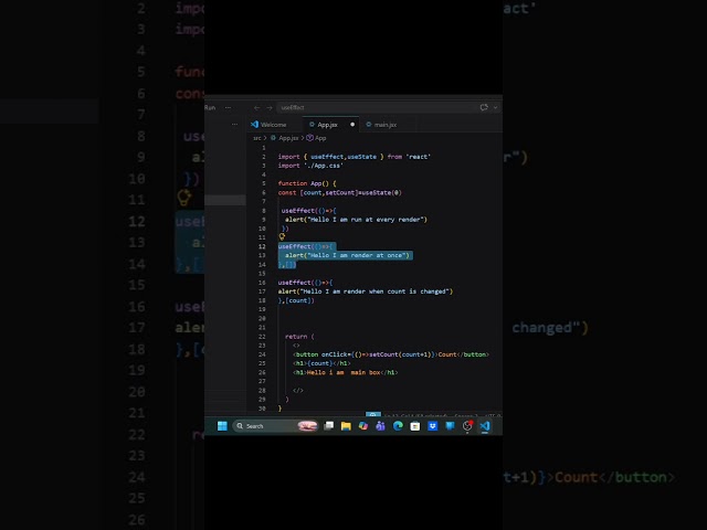 Example of useEffect #shorts #react