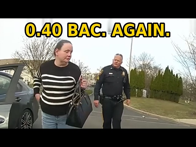 Woman Who Previously Blew 0.40 BAC Panics at Another DUI Stop