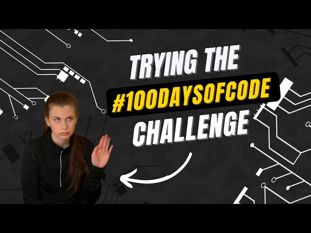 👩‍💻 Trying the #100daysofcode Challenge 😬 // Newbie to advanced coding!