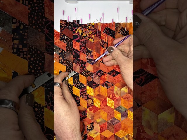 Weaving Fire with Ember Glow Batiks