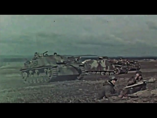 German Raw Color Footage from the Oder Front- February/March 1945