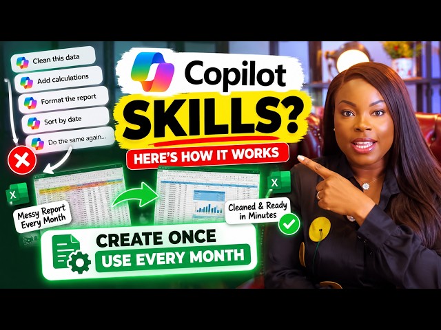 How To Build Copilot Skills in Excel Like a PRO in 2026