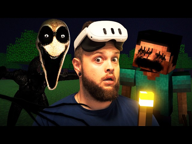 Sleeping in Minecraft VR With Horror Mods Was a Bad Idea…