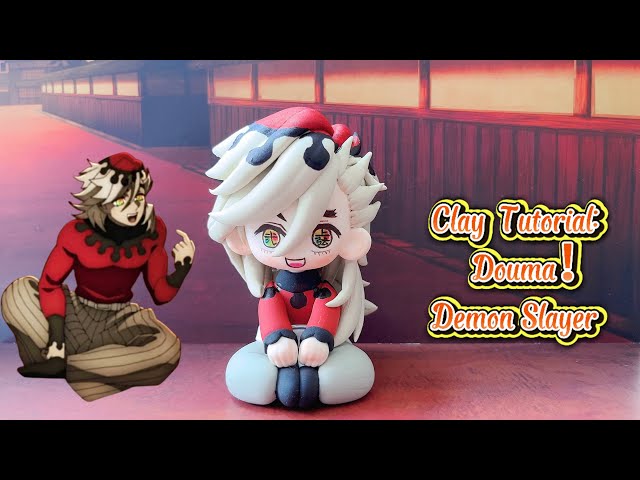 DIY Clay Tutorial: Demon Slayer 鬼滅の刃💗 Cute Doma 童磨