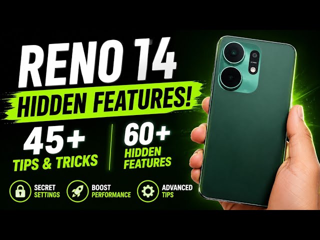 Oppo Reno 14 5G Tips And Tricks - Top 60++ Hidden Features | Hindi-हिंदी