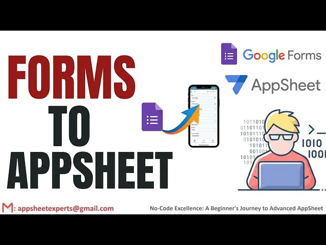 How to Connect Google Forms to AppSheet (Step-by-Step Tutorial) #appsheettutorial #google #nocode