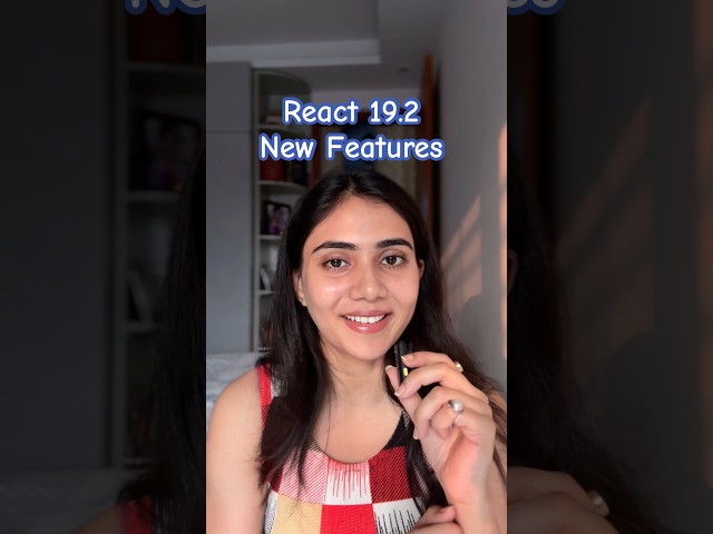 New features in React 19.2 #reactadvanced #react19  #useeffectevent #reactjs #cachesignal #activity