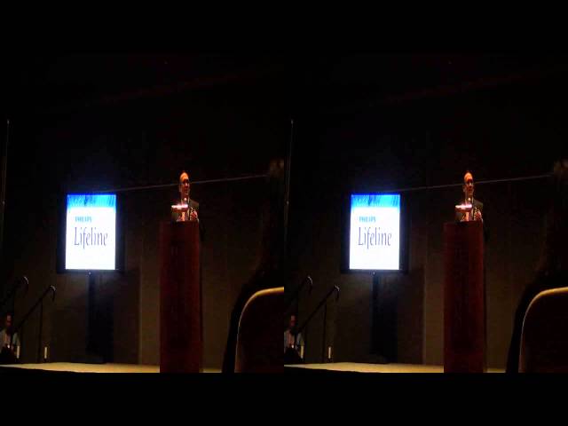 Philips Lifeline press conference at 2013 CES in 3D