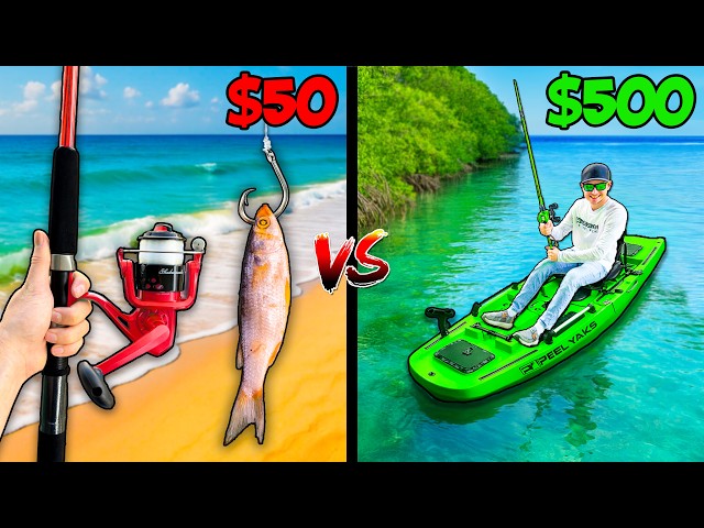 $50 vs $500 Saltwater Budget Fishing Challenge