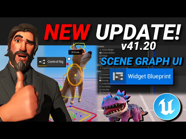 NEW UPDATE! Scene Graph UI, Verse Control Rigs, Klombo? & More in Fortnite Creative/UEFN ( v41.20 )