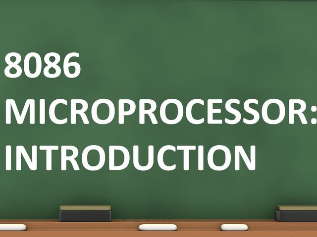 8086/8085 Microprocessor Introduction Tutorial 1