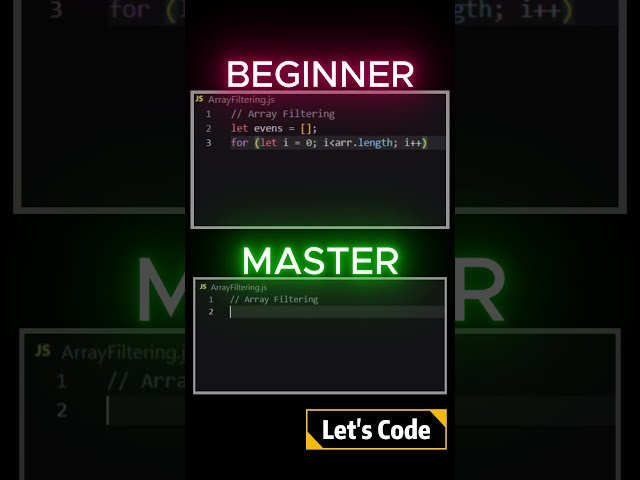 Filter Arrays Like a Pro in JS 🔥 #js #coding #shorts