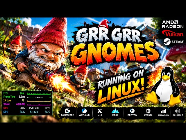 Grr Grr Gnomes Linux Gameplay