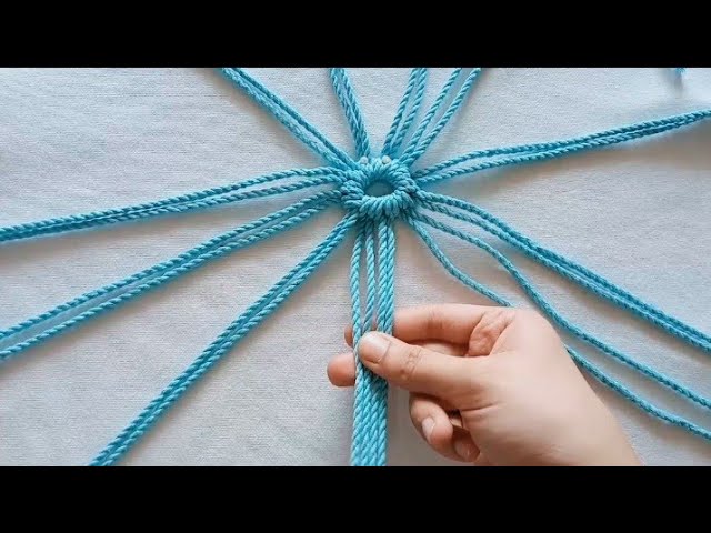 Macrame Easy Diy Coaster 🍵💮- Macrame Simple Step By Step Tutorial For Beginners - Macrame New Design