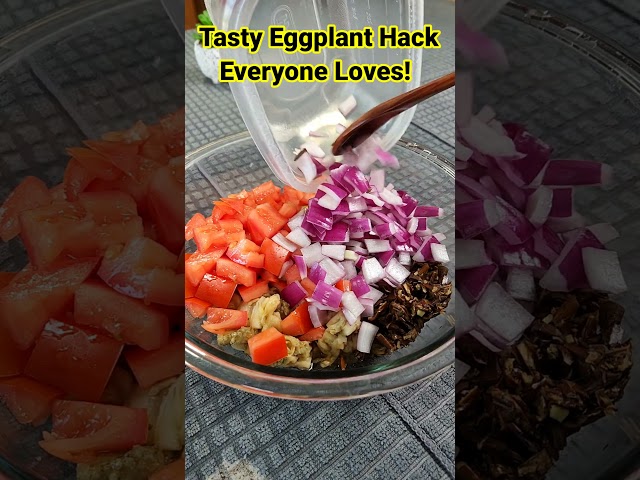 Tasty Eggplant Hack Everyone Loves! #shortsvideo #eggplantrecipe #viral