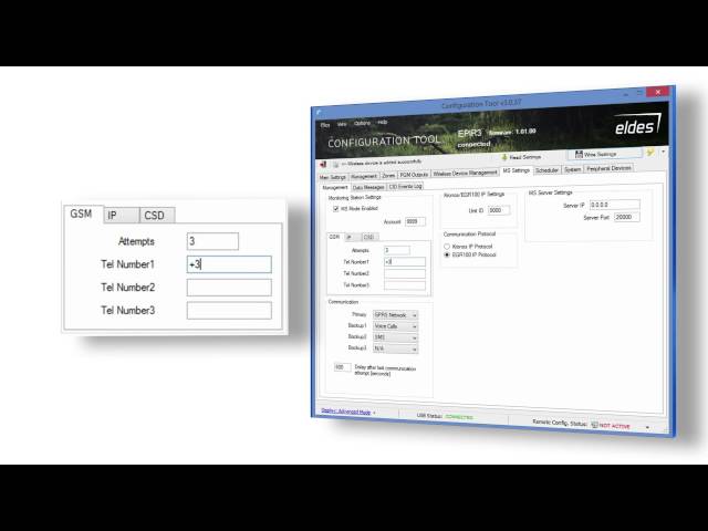 Standalone GSM alarm control panel EPIR3 setup tutorial