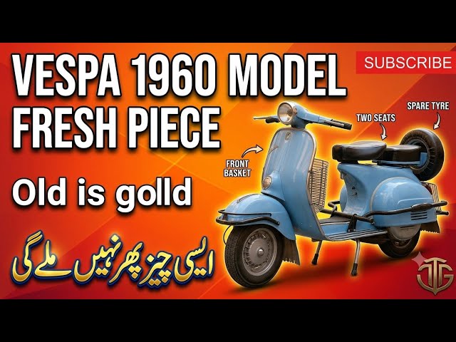 VESPA 1960 Model - classic Vespa bike