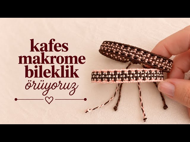 Makrome Bileklik Yapımı | Macrame Bracelet Tutorial