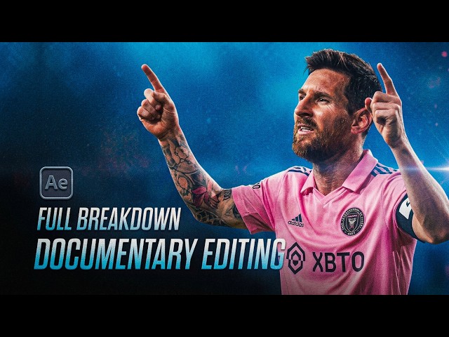 How I Made This VIRAL Messi Documentary Edit in After Effects | Full Editing Tutorial - Part 3