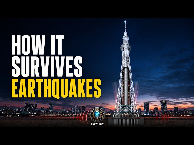 How Tokyo Skytree Survives Earthquakes | Engineering a 634m Tower