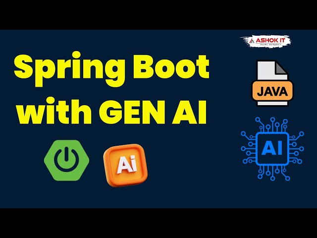 Spring Boot Meets Generative AI | Build Smart Apps with Java + AI (Beginner to Advanced)