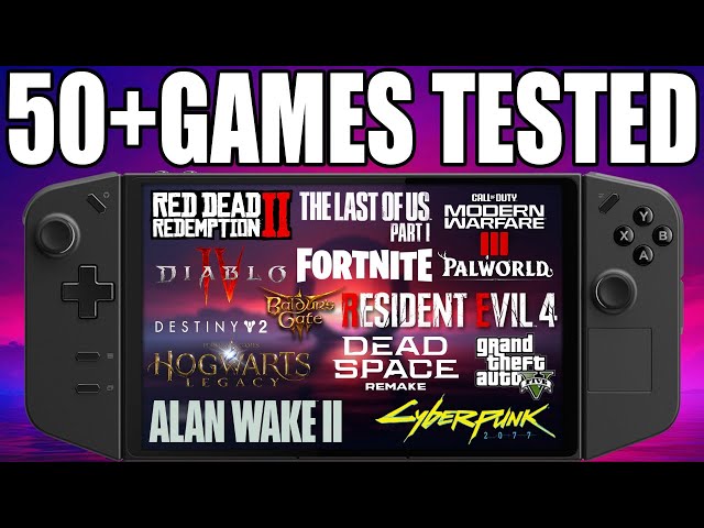 Lenovo Legion Go 50 GAMES TESTED!