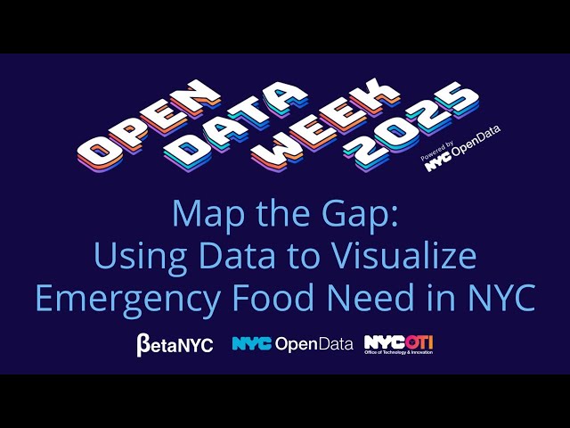 Map the Gap: Using Data to Visualize Emergency Food Need in NYC