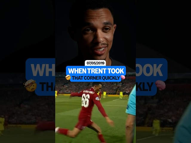 When Trent took THAT corner quickly 🧠😮‍💨