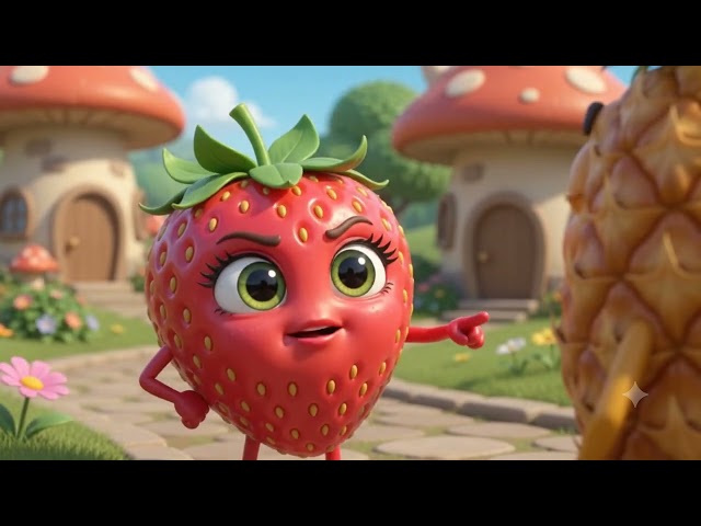 Strawberry vs Pineapple 🍓🍍