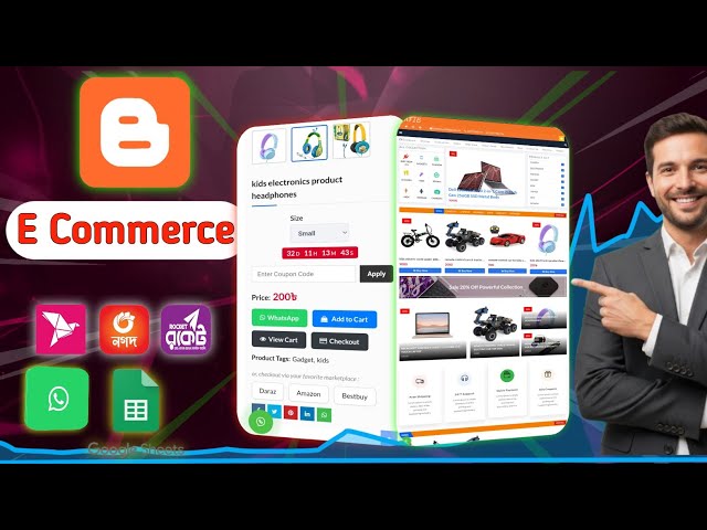 Best Free E-commerce Blogger Theme 2026।Top Shopping Template for Blogger