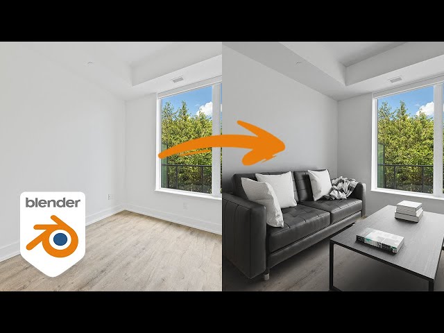 Virtual Staging in Under 4 Minutes! | Blender Tutorial