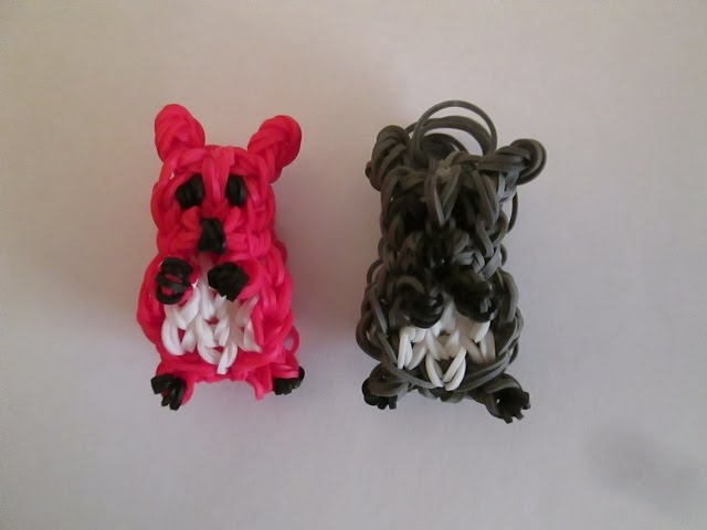 Rainbow Loom Squirrel Charm.