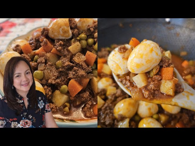 Picadillo with Quail Eggs
