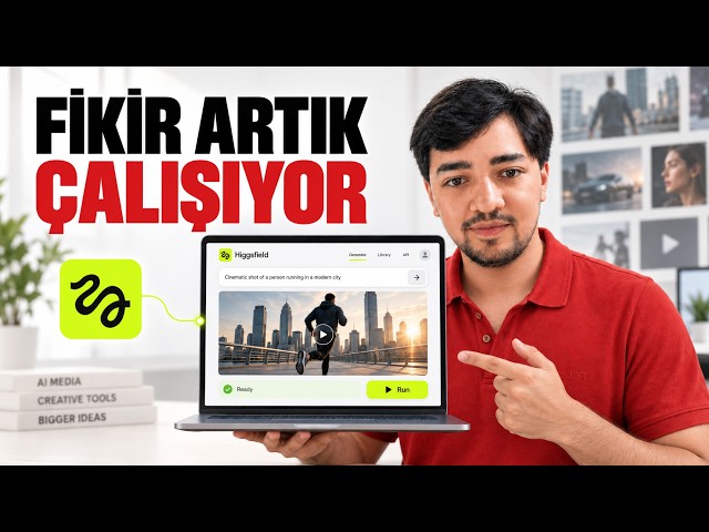 Yapay Zeka Fikrimi Çalışan Bir Uygulamaya Dönüştürdüm! | Higgsfield API