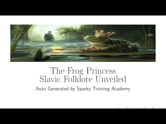 The Frog Princess: Slavic Folklore Unveiled