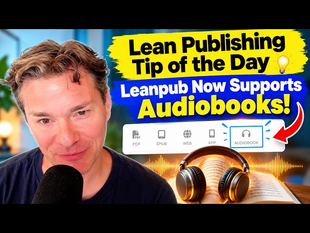 Lean Publishing Tip of the Day 💡 Leanpub Now Supports Audiobooks! #audiobooks