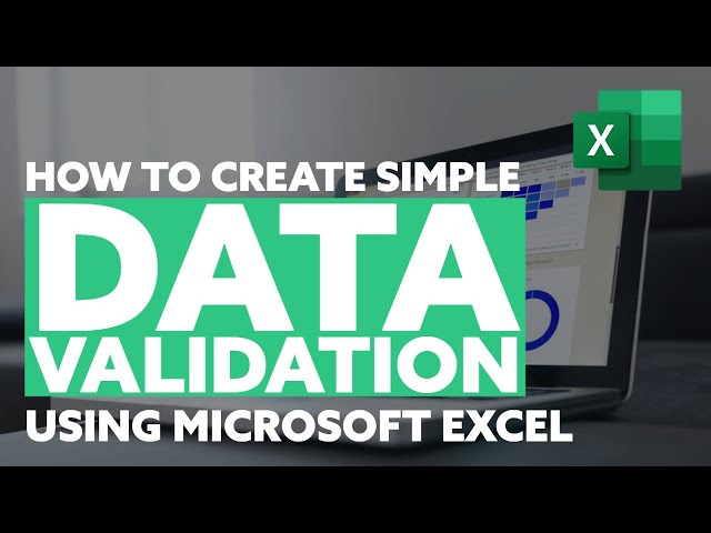 Creating SIMPLE Data Validation in Excel (Creating Drop Down Boxes)