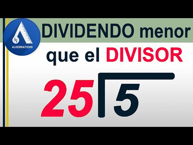 DIVISION OF A NUMBER THAT IS GREATER THAN THE DIVIDEND (Secondary Level)